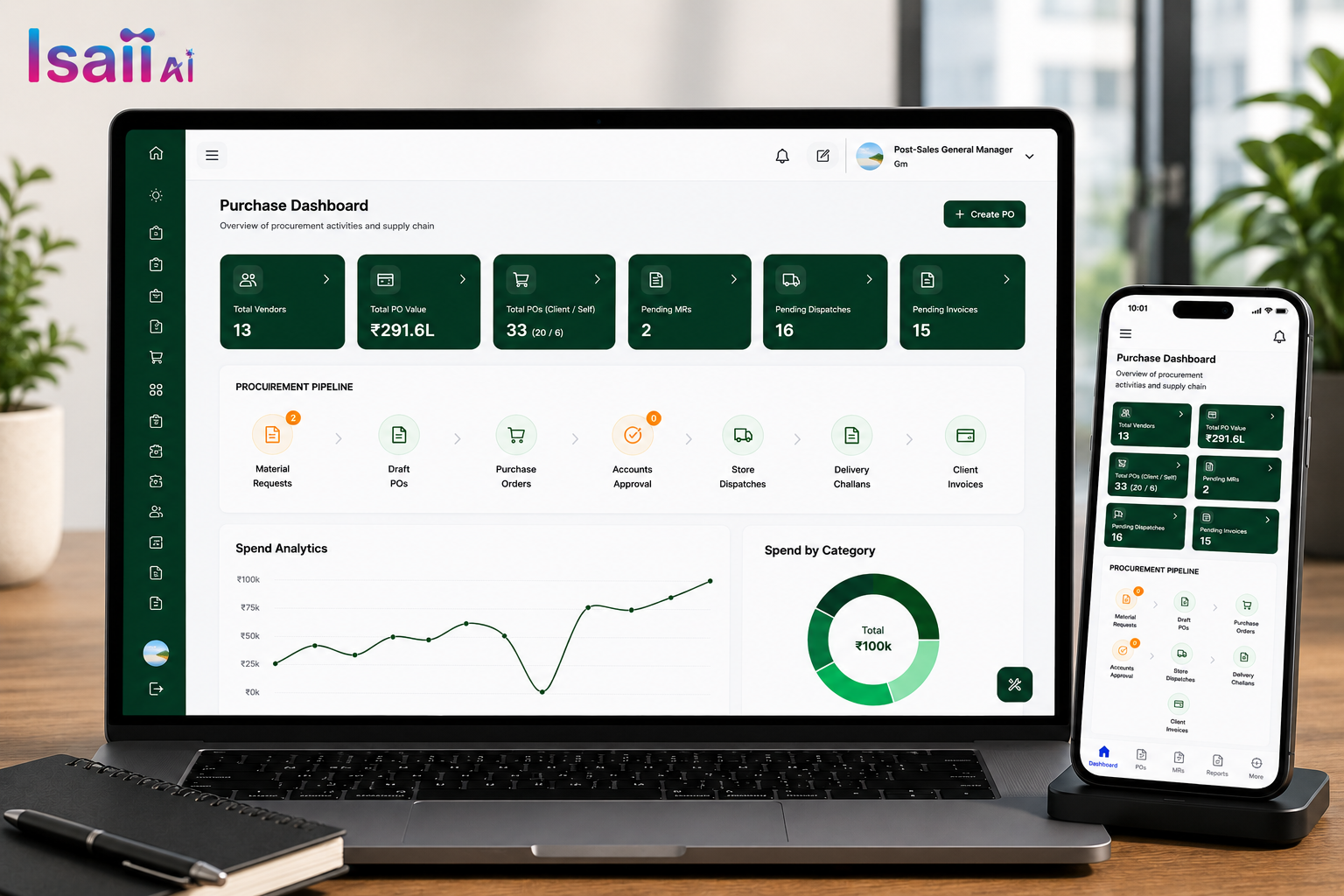 Isaii Purchase & Inventory Management Module